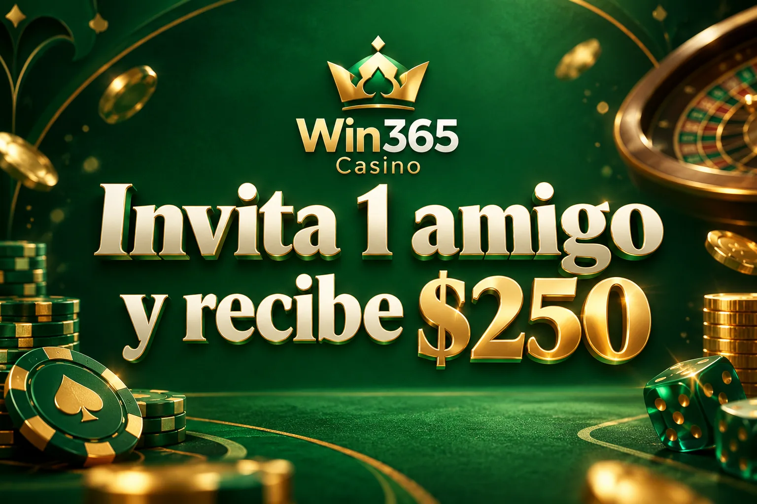 $250 MXN por amigo, hasta $777,777 MXN